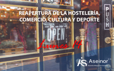 REAPERTURA DE HOSTELERIA